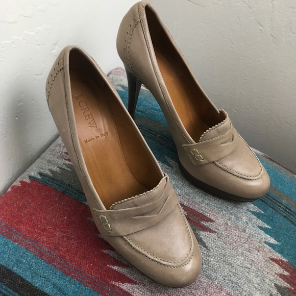 J. Crew Shoes - J Crew 9 made in Italy loafer heels